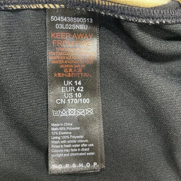 TOPSHOP Animal Print V Bikini Bottoms - Picture 6 of 6